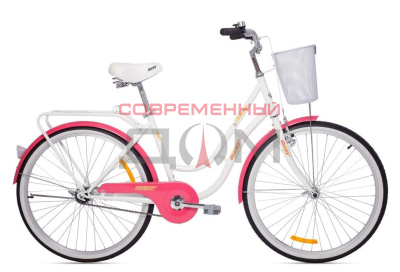 Велосипед городской Aist Avenue 26" бело-розовый